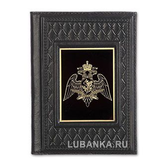 Обложка для паспорта «Росгвардия», чёрная