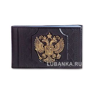 Визитница кожанная «Федерация»